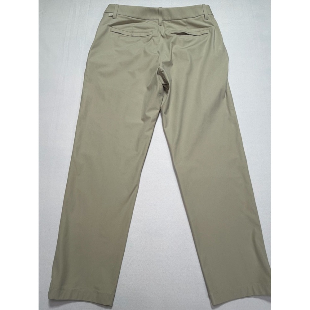 Lululemon ABC Classic-Fit Trouser Wrapstreme Pant 32 Khaki Tan Chino Casual - Picture 2 of 7